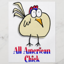 All amerikanchick full färg flygblad