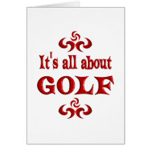 ALL OM GOLF HÄLSNINGSKORT