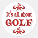 ALL OM GOLF RUND KLISTERMÄRKE