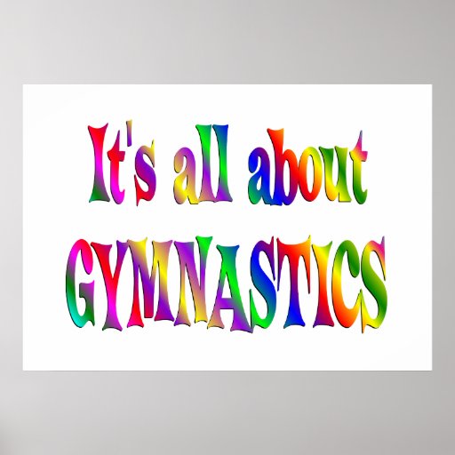 All om gymnastik affischer