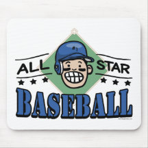 All stjärnabaseballunge musmatta