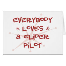 Alla älskar en pilot- glidflygplan kort