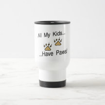 Alla min ungar har tassar kaffe mugg