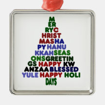 Alla semestrar hälsningar julgranskulor