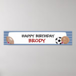 ALLA STJÄRNAsportar födelsedag eller baby showerba Affischer