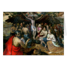 Allegori av trinityen (olja på panel) kort