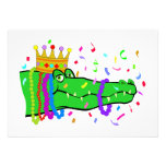 Alligatorpärlorparty Anpassade Inbjudningskort