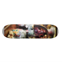 Allmänt lager med godisskålar skate board decks
