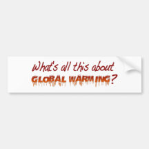 Allt detta om global värme bildekaler