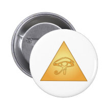 Allt seende öga/öga av Horus: Knapp Med Nål