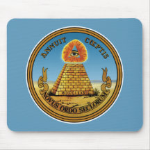 Allt seende öga - pyramid- & ögaMousepad ~ Mus Mattor