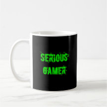 Allvarlig Gamer - grönt Mugg