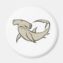 Allvarlig Hammerheadhaj Magnet För Kylskåp
