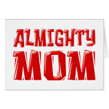 almighty Mom Grußkarte