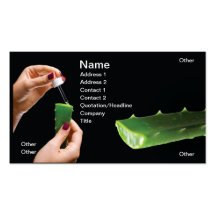 Aloe Vera Visitkort Mallar