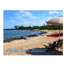 "Aloha från Hawaii! ", Vykort