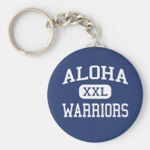 Aloha - krigare - högstadium - Aloha Oregon Nyckel Ring