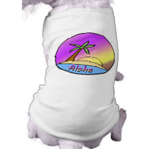 Aloha ö hund tee shirt