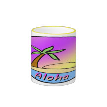 Aloha ö kaffe kopp