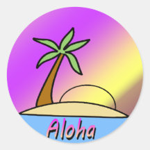 Aloha ö klistermärken
