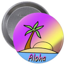 Aloha ö knapp med nål