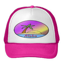 Aloha ö trucker kepsar