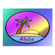 Aloha ö vykort