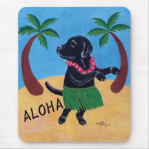 Aloha svart Labrador Musmatta