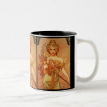 Alphonse (Alfons) Mucha bukett Kaffe Muggar