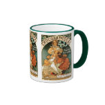 Alphonse (Alfons) Mucha Chocolat ideal Kaffe Kopp