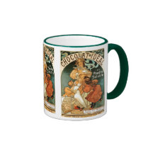 Alphonse (Alfons) Mucha Chocolat ideal Kaffe Kopp