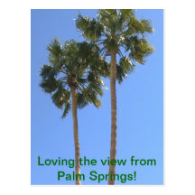 Älska beskåda från Palm Spring! Vykort
