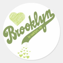 Älska för den Brooklyn 2 klistermärken