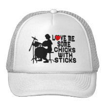 Älska mig några chickar med pinnar trucker keps