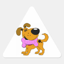 Älska min fester! triangle stickers