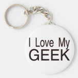 Älska min Geek Nyckelringar