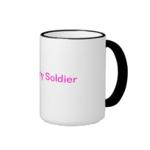 Älska min soldat kaffe muggar