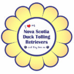 Älska min Tolling Retrievers för den Nova Scotia a Acrylic Cut Out