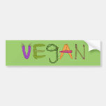 Älskare för VeganVeggiesgrönsak Bildekal