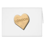 Älskling London Kort
