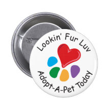 Älsklings- Adoption_Heart-Paw_Lookin päls Luv Nål