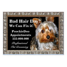 Älsklings- ansa Poochie professionell Visit Kort