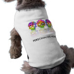 Älsklings- bekläda - POPKONSTDÖSKALLAR Hund T-shirt