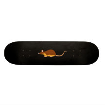 Älsklings- mus. Choklad - brunt, Tan. Anpassad Skate Board