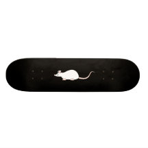 Älsklings- vitmus skate deck