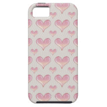 Älskvärda valentinhjärtor iPhone 5 Case-Mate skal