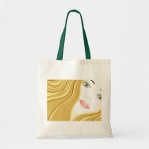älskvärt ansikte tote bag