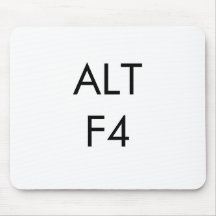 ALT+F4 Mousepad Mus Matta