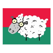 alternativ welsh flagga vykort