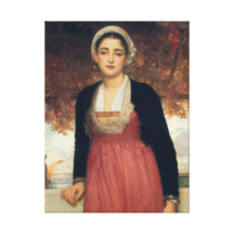 Amarilla vid Frederick Leighton slågen in kanfas Kanvasdukar Med Gallerikvalitet